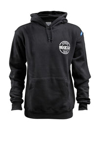 Sparco Sweatshirt Hooded S-Seal Blk Sml