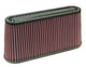 K&N Universal Air Filter Carbon Fiber Top 12in Flange ID x .875in Flange Length x 5.75in Height - Burkken Auto Parts