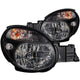 ANZO 2002-2003 Subaru Impreza Crystal Headlights Black - Burkken Auto Parts
