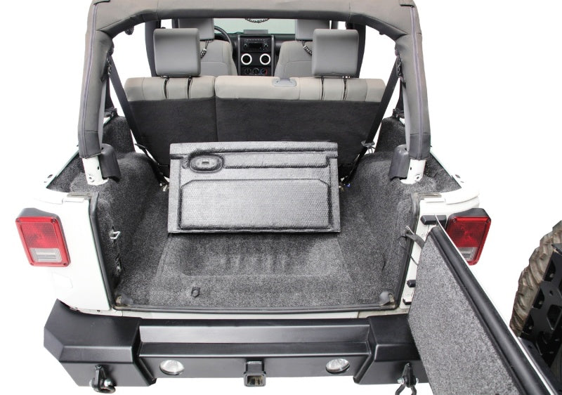 BedRug 07-10 Jeep JK 2Dr Rear 5pc Cargo Kit (Incl Tailgate & Tub Liner) - Burkken Auto Parts