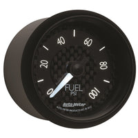 Autometer GT Series 52mm Full Sweep Electronic 0-100 PSI Fuel Pressure Gauge - Burkken Auto Parts
