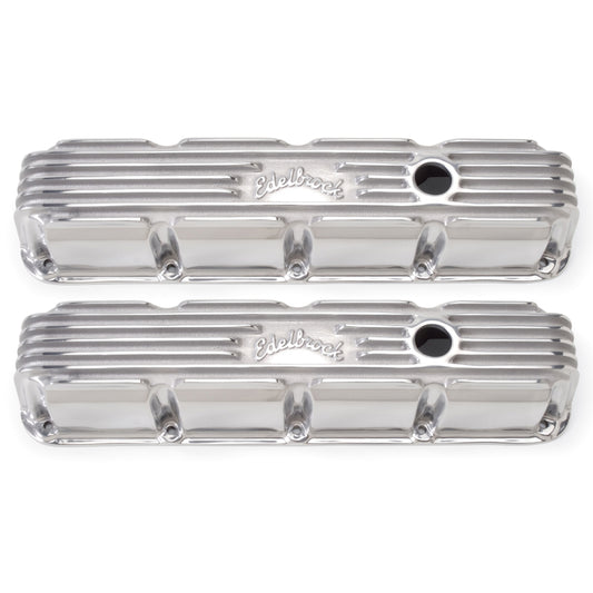 Edelbrock Valve Cover Classic Series Chrysler Magnum V8 Polshed - Burkken Auto Parts