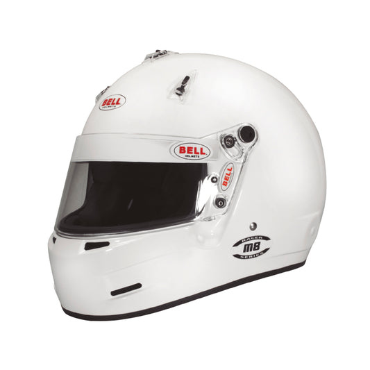 Bell M8 SA2020 V15 Brus Helmet - Size 58-59 (White) - Burkken Auto Parts