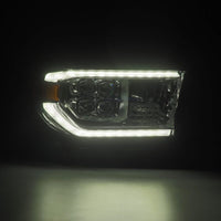 AlphaRex 07-13 Toyota Tundra / 08-17 Sequoia NOVA LED Proj HL Chrome w/Actv Light Seq. Sig + DRL - Burkken Auto Parts