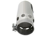 aFe SATURN 4S 4in SS Intercooled Exhaust Tip - Polished 4in In x 5in Out x 12in L Bolt-On - Burkken Auto Parts