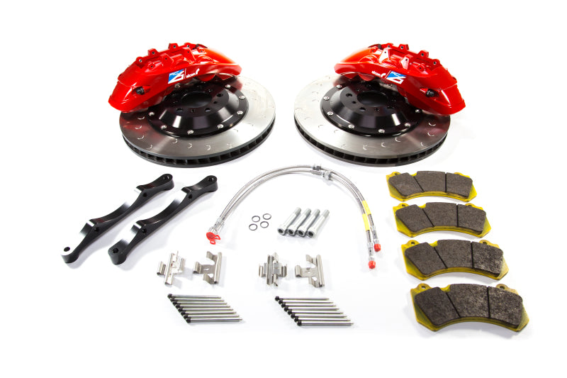 Alcon 2015+ BMW M3 F80 400x34mm 6 Piston Front Brake Upgrade Kit - Red - Burkken Auto Parts