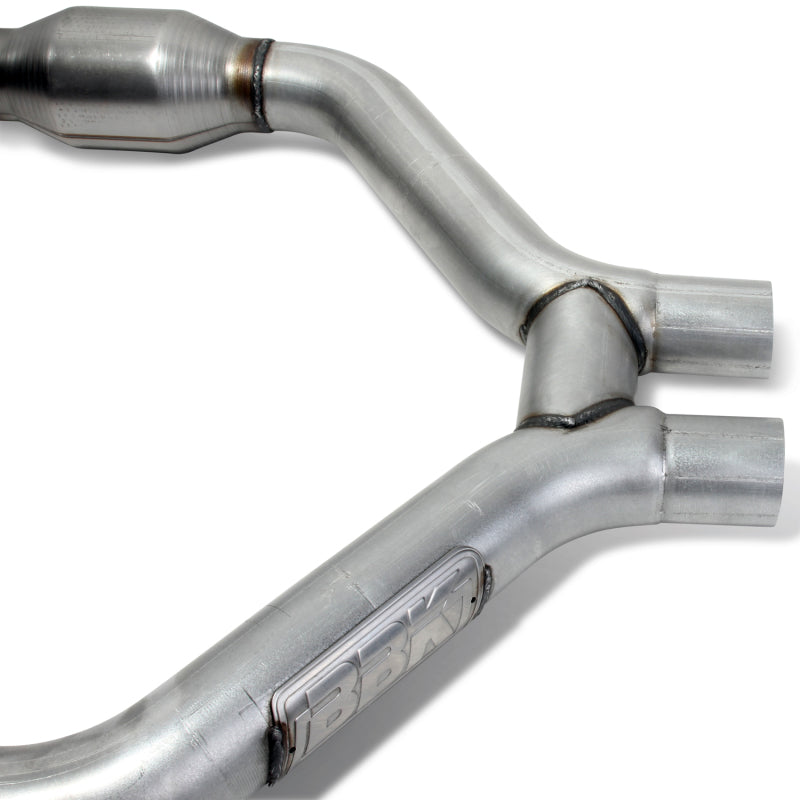 BBK 2015-16 Mustang V6 Short Mid H Pipe With Converters (To Be Used With 1642 Series Headers) - Burkken Auto Parts