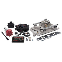 Edelbrock Pro Flo 4 EFI System Seq Port Pontiac 326-455ci 625 Max HP 35lb/hr Satin Finish - Burkken Auto Parts