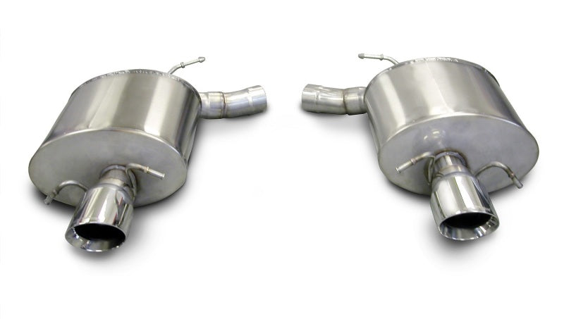 Corsa 2009-2014 Cadillac CTS Sedan V 6.2L V8 Polished Sport Axle-Back Exhaust - Burkken Auto Parts