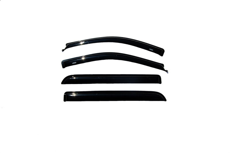 AVS 06-08 Lincoln Mark LT Ventvisor Outside Mount Window Deflectors 4pc - Smoke - Burkken Auto Parts