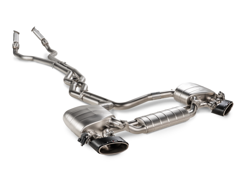 Akrapovic 2023 Audi RS6 Avant (C8) Evolution Line Cat Back (Titanium) (Req Link Pipe Set) - Burkken Auto Parts