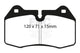 EBC 03-04 Infiniti G35 3.5 (Manual) (Brembo) Redstuff Front Brake Pads - Burkken Auto Parts