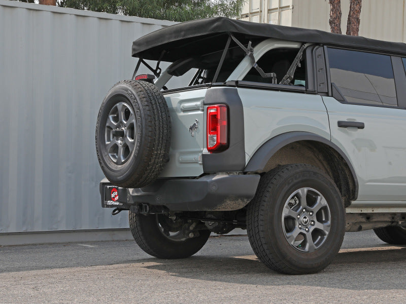 aFe Apollo GT Series 3in 409SS Cat-Back Ford Bronco 2021 L4 2.3L/V6 2.7L - Polished - Burkken Auto Parts