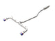 aFe Takeda 2-1/2in 304 SS Cat-Back Exhaust w/ Blue Flame Tips 14-18 Mazda 3 L4 2.0L/2.5L - Burkken Auto Parts