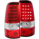 ANZO 2003-2006 Chevrolet Silverado 1500 LED Taillights Red/Clear - Burkken Auto Parts