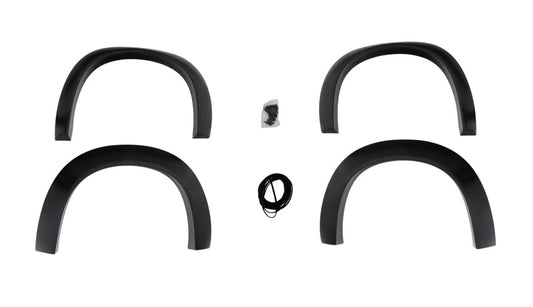 AVS 2008+ Dodge Challenger Smooth Front and Rear Fender Flares - Black (4 Pc) - Burkken Auto Parts