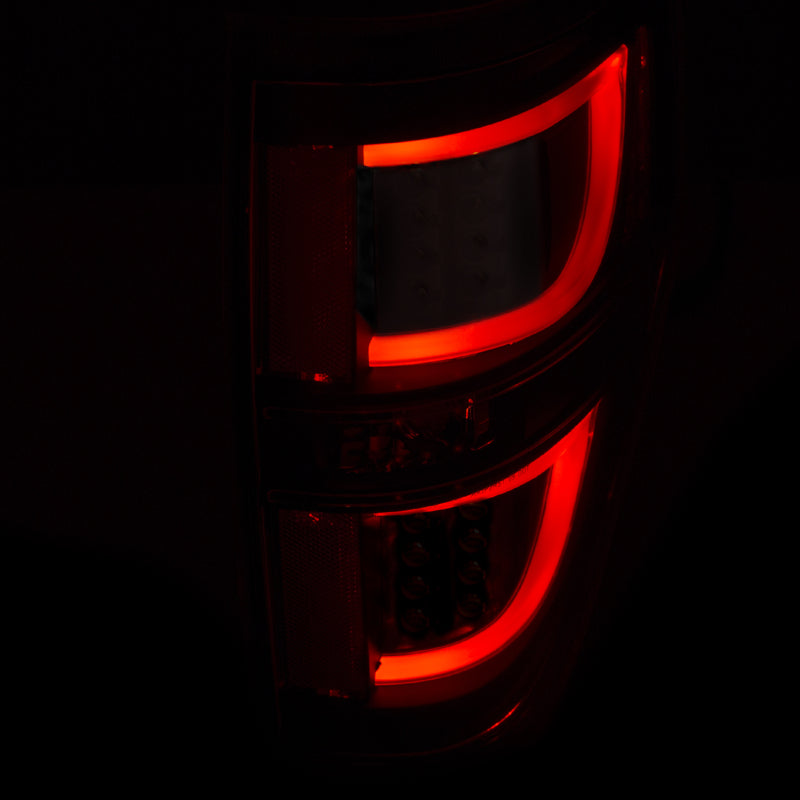 ANZO 2009-2013 Ford F-150 LED Taillights Black - Burkken Auto Parts
