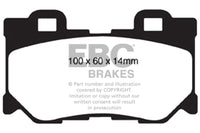 EBC 08-13 Infiniti FX50 5.0 Redstuff Rear Brake Pads - Burkken Auto Parts