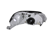 ANZO 1996-1998 Honda Civic Crystal Headlights Black - Burkken Auto Parts