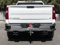 aFe Gemini XV 3in 304 SS Cat-Back Exhaust w/ Cutout 19-21 GM Silverado/Sierra 1500 V8- w/ Black Tips - Burkken Auto Parts