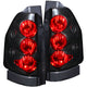 ANZO 2002-2008 GMC Envoy Taillights Black - Burkken Auto Parts