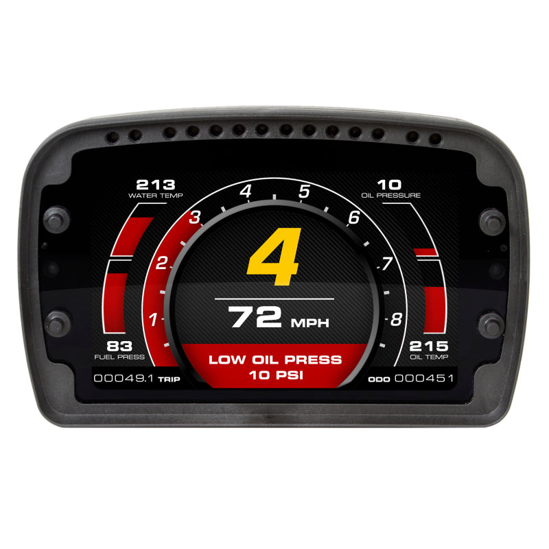 Autometer Racing Instrument Display Color LCD Including Shift and Alarm Lights Datalogging CD7 - Burkken Auto Parts