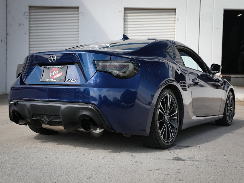 aFe Takeda Exhaust Axle-Back 13-15 Scion FRS / Subaru BRZ 304SS Black Dual Tips Exhaust - Burkken Auto Parts