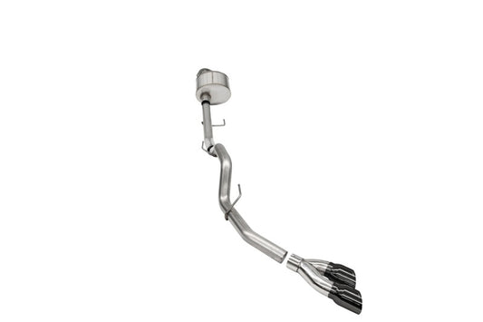 Corsa 2021-2025 Ford F-150 Regular Cab/6.5in Bed 5.0L V8 Xtreme Cat-Back Single Side Exit-Black PVD - Burkken Auto Parts