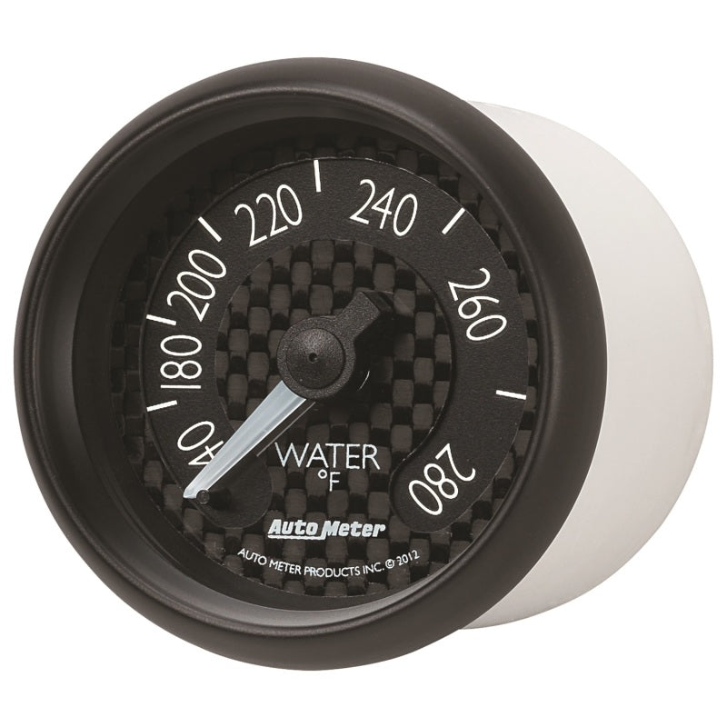 Autometer GT Series 52mm Mechanical 140-280 Deg F Water Temperature Gauge - Burkken Auto Parts