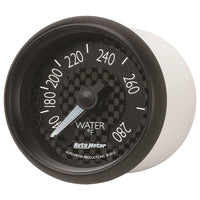 Autometer GT Series 52mm Mechanical 140-280 Deg F Water Temperature Gauge - Burkken Auto Parts