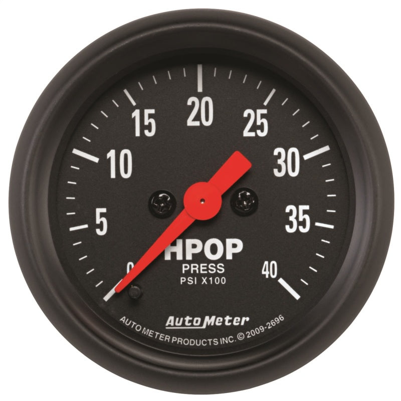 Autometer Z Series 2-1/16in 4K PSI High Pressure Oil Pump Gauge w/ Digital Stepper Motor - Burkken Auto Parts