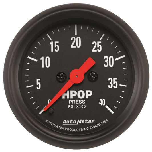 Autometer Z Series 2-1/16in 4K PSI High Pressure Oil Pump Gauge w/ Digital Stepper Motor - Burkken Auto Parts