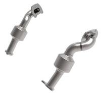 aFe Twisted Steel Down Pipe 409SS w/ Cat 16-17 Toyota Tacoma V6-3.5L - Burkken Auto Parts