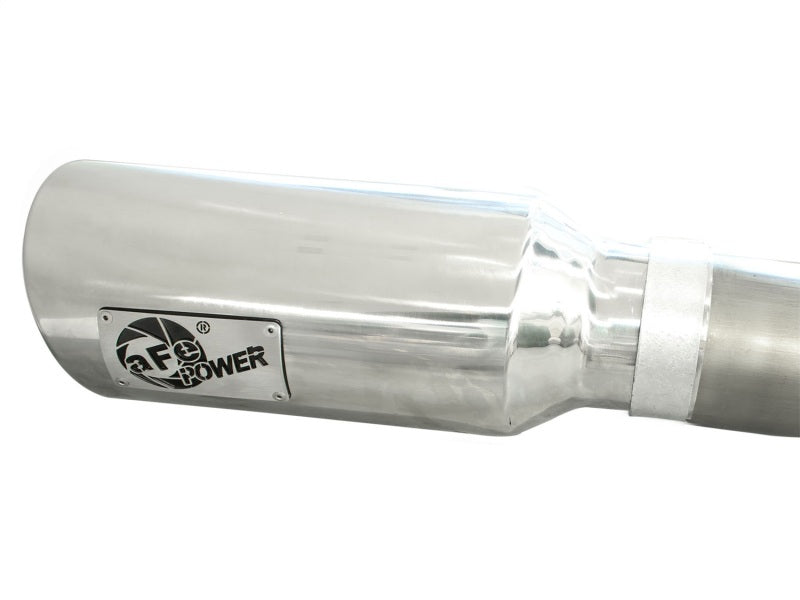 aFe MACHForce XP DPF-Back Exhaust 3in SS w/ 5in Polished Tips 2014 Dodge Ram 1500 V6 3.0L EcoDiesel - Burkken Auto Parts
