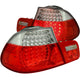 ANZO 2000-2003 BMW 3 Series E46 LED Taillights Red/Clear - Burkken Auto Parts