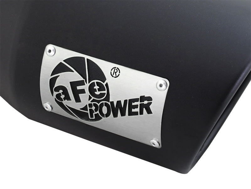 aFe Diesel Exhaust Tip Bolt On Black 4in Inlex x 6in Outlet x 12in - Burkken Auto Parts
