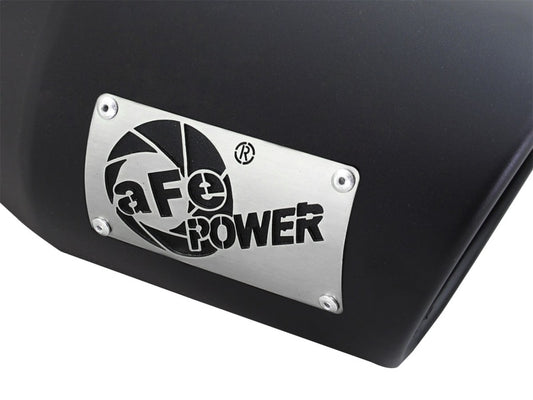 aFe Diesel Exhaust Tip Bolt On Black 4in Inlet x 6in Outlet x 12in