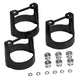 AutoMeter Gauge Bracket Kit 2-5/8in. Black Composite Qty 3 - Burkken Auto Parts