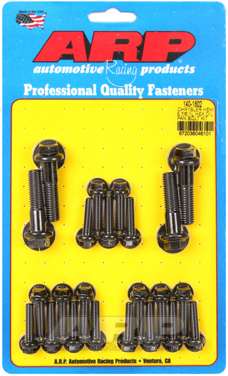 ARP Chrysler Hemi 5.7/6.1L Hex Oil Pan Bolt Kit - Burkken Auto Parts
