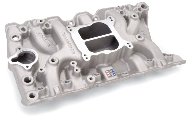 Edelbrock Performer Olds 350 Manifold (Non-Egr) - Burkken Auto Parts