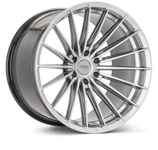 Vossen HFX-4 18x9 - 6x139.7 - ET0 - Super Deep - 106.1 - Hyper Silver Wheel