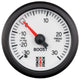 Autometer Stack 52mm -30INHG to +30 PSI (Incl T-Fitting) Mechanical Boost Pressure Gauge - White - Burkken Auto Parts
