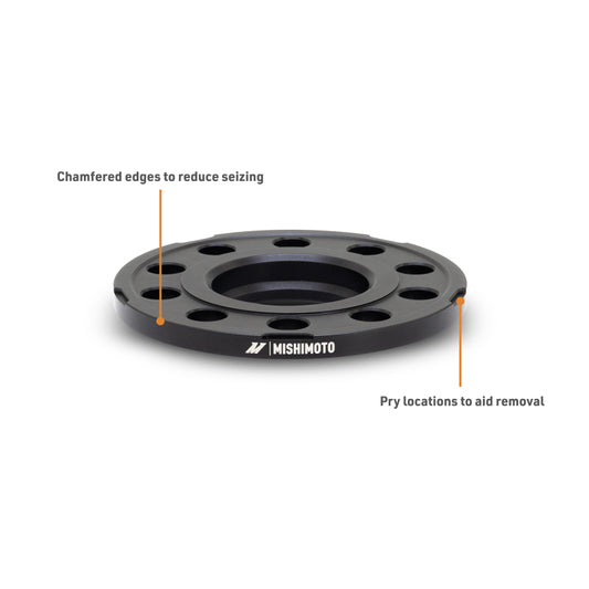 Mishimoto Wheel Spacers - 5x120 - 72.6 - 12 - M14 - Black