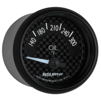 Autometer GT Series 52mm Short Sweep Electronic 140-300 Deg F Oil Temperature - Burkken Auto Parts
