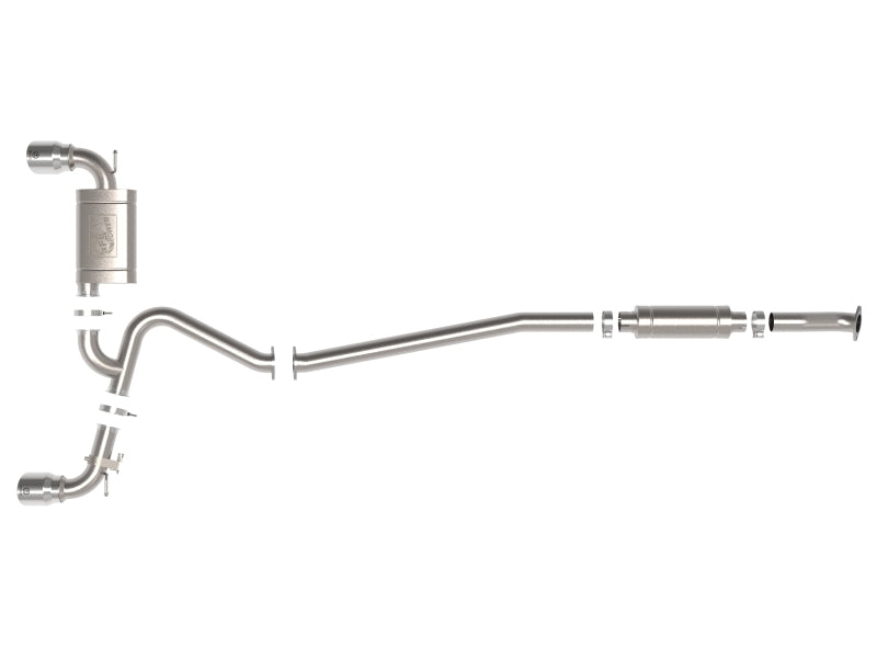 aFe 22-23 Hyundai Kona N L4-2.0L (t) Takeda 3in 304 SS Cat-Back Exhaust System w/ Polished Tips - Burkken Auto Parts