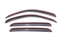 AVS 07-13 Chevy Avalanche Ventvisor In-Channel Front & Rear Window Deflectors 4pc - Smoke - Burkken Auto Parts
