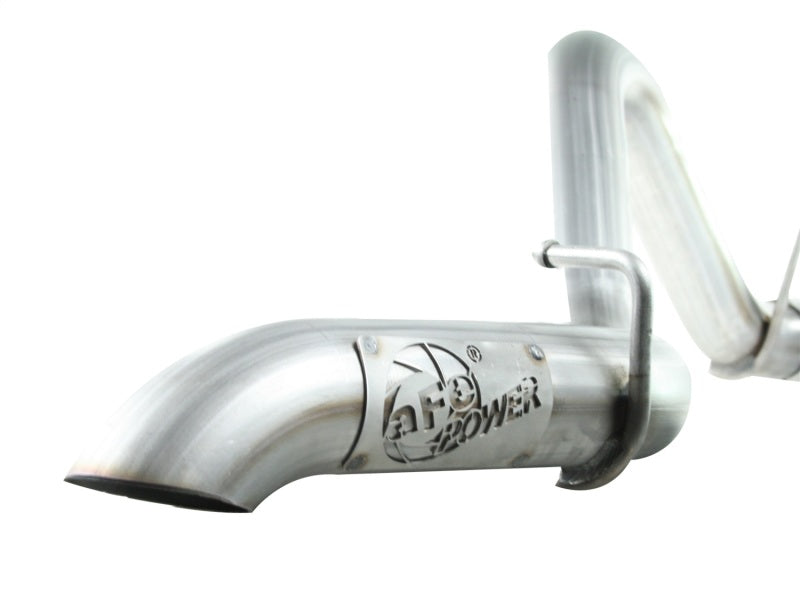 aFe MACHForce XP Exhausts Cat-Back SS-409 EXH Jeep Wrangler TJ 97-06 I6-4.0L HT - 2.5 In. - Burkken Auto Parts