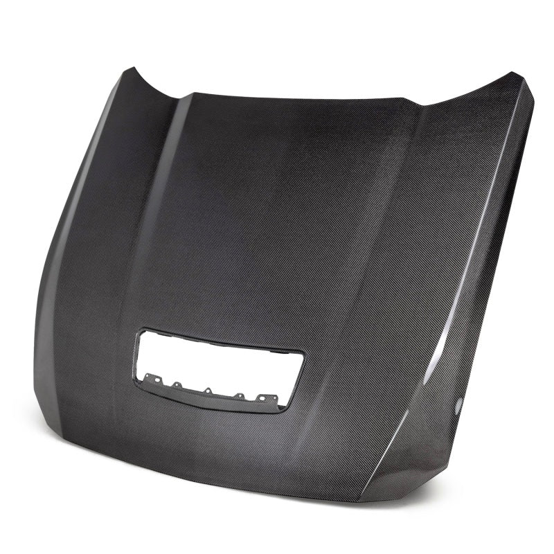 Anderson Composites 2024 Ford Mustang Type-OE Double Sided Carbon Fiber Hood - Burkken Auto Parts