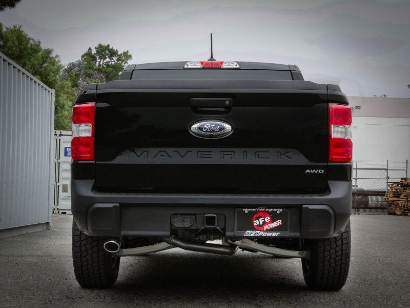 aFe 22-23 Ford Maverick EcoBoost L4 2.0L(t) Vulcan Series 2-1/2in 304 SS Cat-Back w/ Polished Tip - Burkken Auto Parts