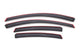 AVS 13-16 Dodge Dart Ventvisor In-Channel Front & Rear Window Deflectors 4pc - Smoke - Burkken Auto Parts